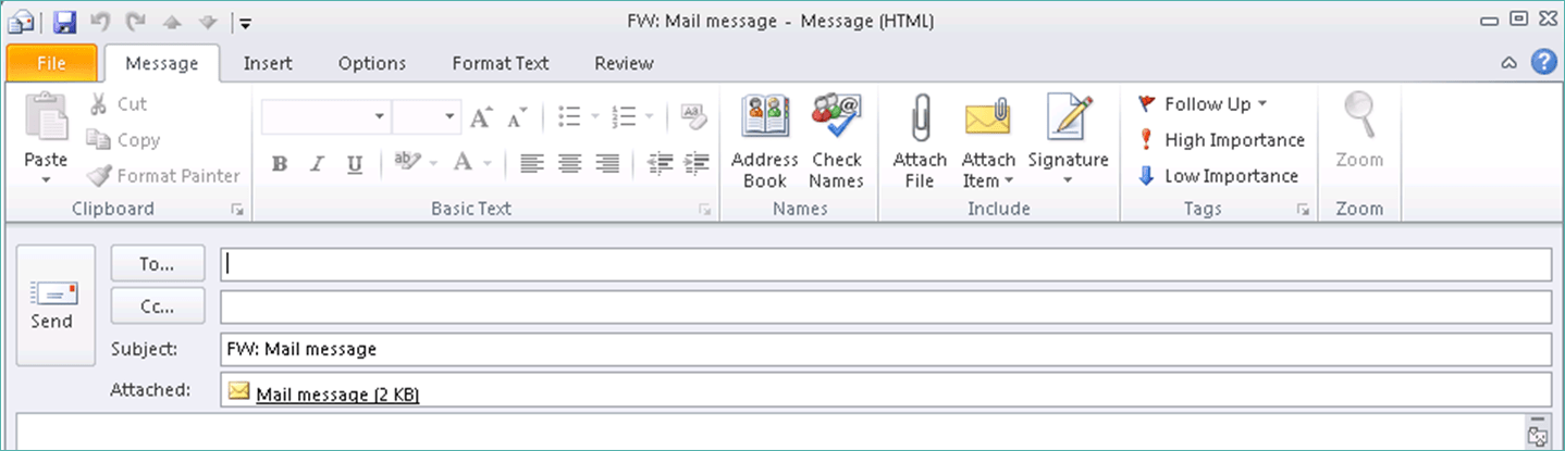 Email as Attachment 3