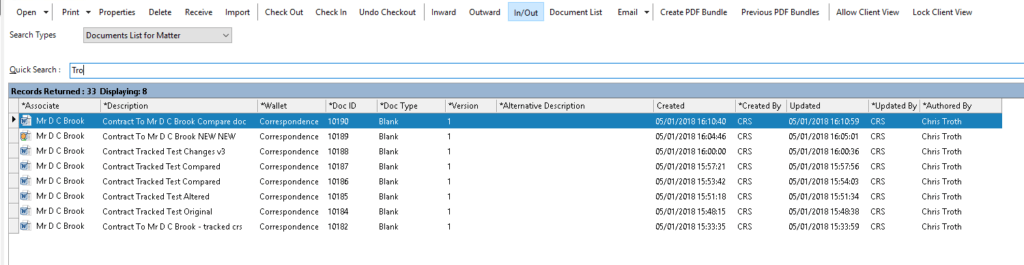 MatterSphere - How to find documents quickly - Tip No 1 Authored