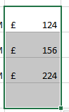 Excel - Producing Consistent Data - 4 Detailed Formatting Continued Custom Currency result
