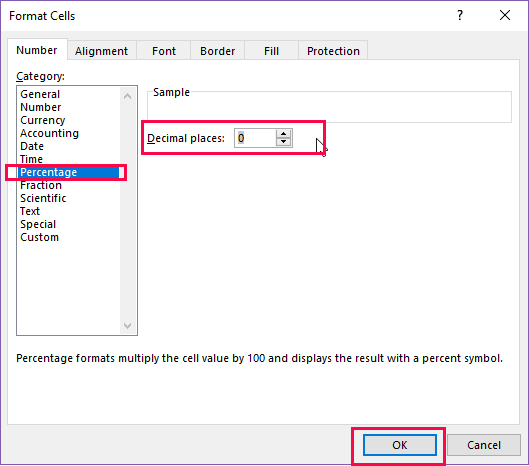 Excel - Producing Consistent Data - 4 Detailed Formatting Continued Percentage apply